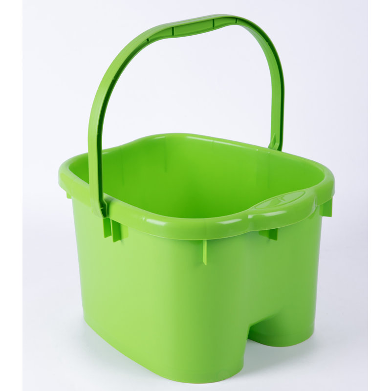Basicwise Spa Bath Bucket in Green