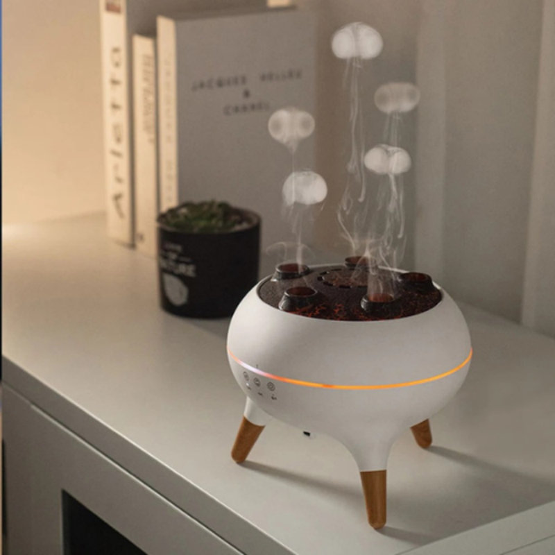 Humidificateur avec effet de méduse - Diffuseur d'huiles essentielles 250 ml télécommandé