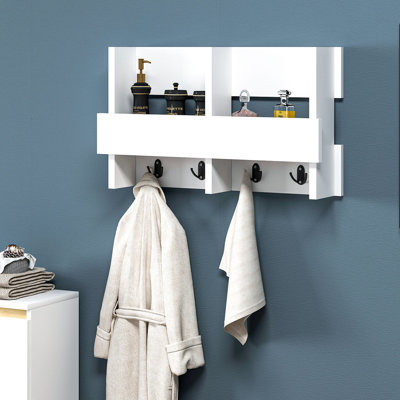 Accent Shelf with Hooks