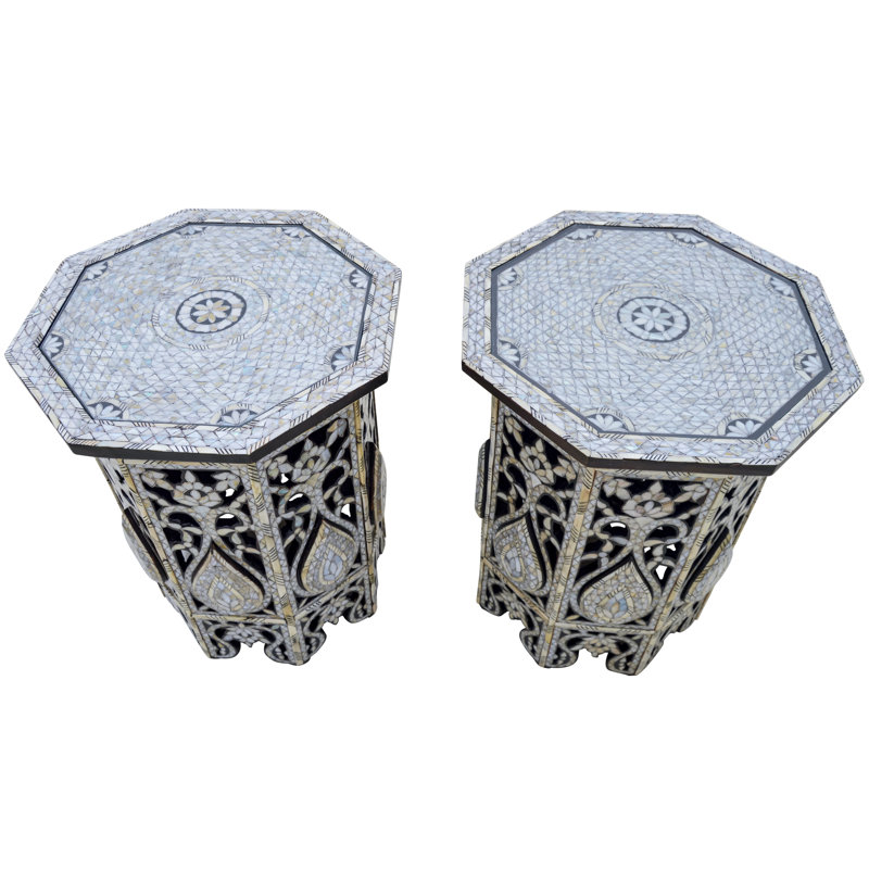 Andalusian Glass End Table