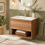 Meuble-lavabo mural, grand tiroir de 76 cm, en kit, sans lavabo