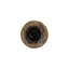 Loon Peak Carved Stack Taper Holder Wood with Metal Cup
