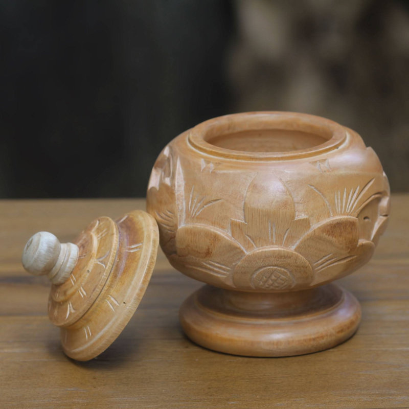 Wood Jar