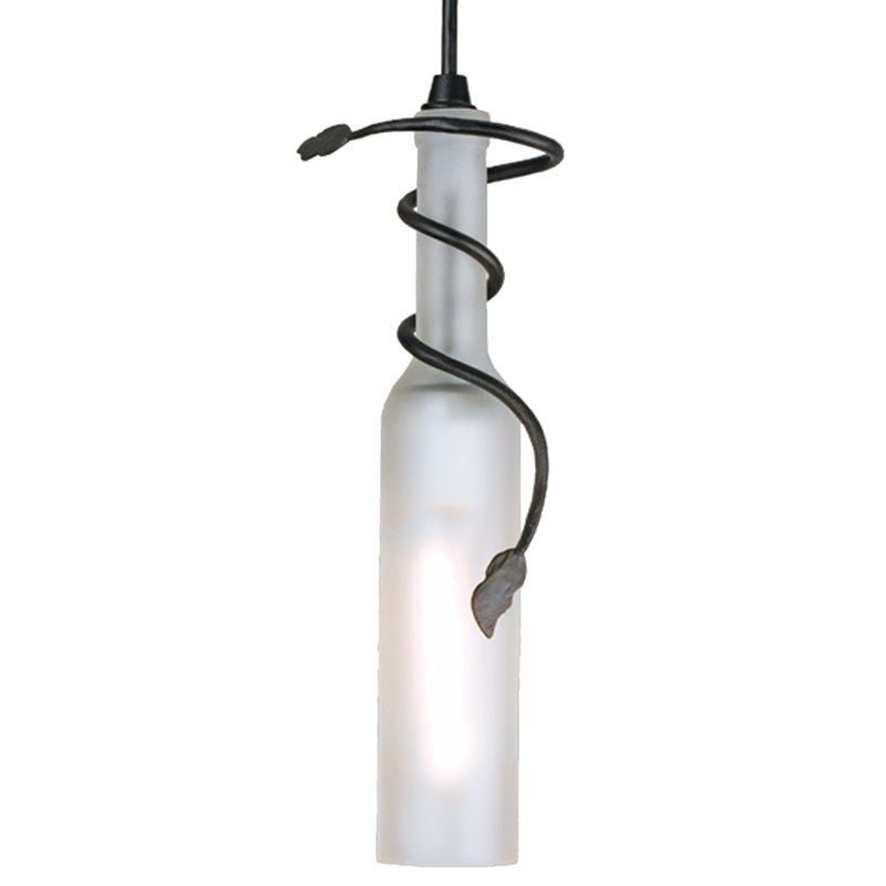 Greenbriar Oak 1 - Light Pendant, Frosted White, 84" H x 2" W x 2" D