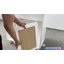Wooden Cat Litter Box Furniture Enclosure with Scratch Pad - Hidden Storage Cabinet for Living Room & Office