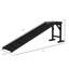 Rampe robuste pour chien, 74 po x 16 po x 25 po, noire, anti-dérapante et support d'accès en pin et pour chat noir. Fabrication de la surface. Permet un mouvement fluide pour les animaux de compagnie. Assouplit le joint. Assemblage requis