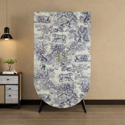 Armoire moderne à double porte minimaliste