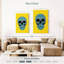 Crâne bleu II-402640677