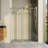 Opal Mirage MCOCOD 68"-72" W x 76" H Single Sliding Frameless Smooth Sliding Shower Door with 3/8" (10mm) Clear Glass-78632750