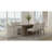 Oval Dining Table in Cocoa Finish