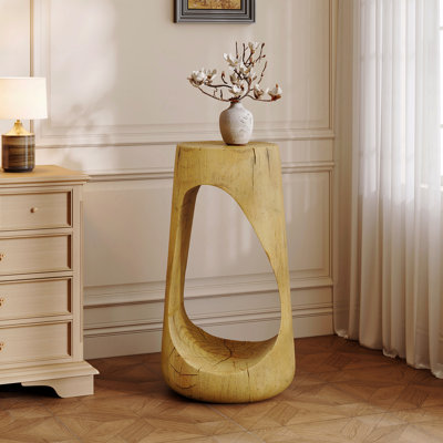 Table d'appoint d'extérieur pour patio, table de bout creuse, tabouret de jardin, table d'appoint décorative