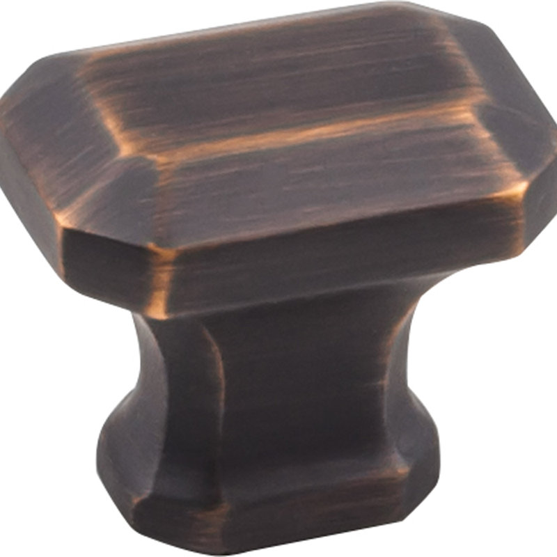 Ella Geometric Knob, Brushed Oil Rubbed Bronze