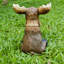 Statue de jardin orignal assis