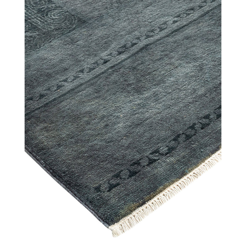 Yamily One-of-a-Kind 9' 4" X 11' 5" Hand Knotted Area Rug