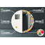 Huldar Glass Flat Wall Mirror