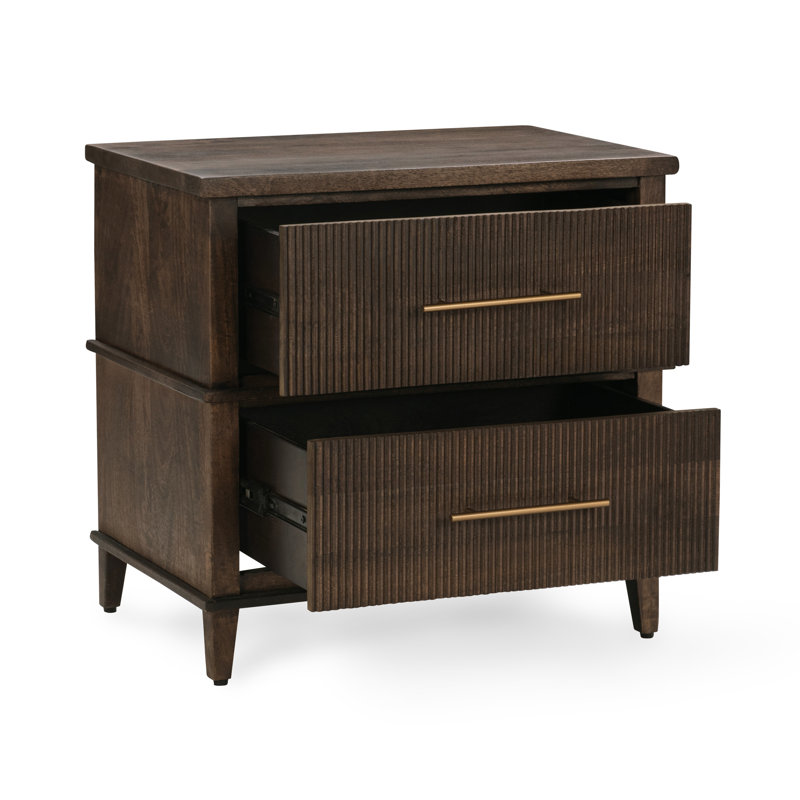 Ensemble de chambre à coucher en bois massif 3 pièces Westlake, Grand