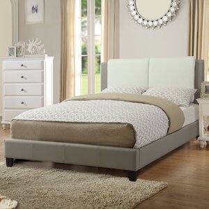 Charlton Home® Seth Vegan Leather Platform Bed & Reviews | Wayfair