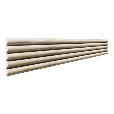 0.375  In. D X 5  In. W X 47.5  In. L  Unfinished Accent Wall Panel Moulding