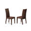 L'ensemble de mobilier de salle à manger 3 pièces contient une table de salle à manger rectangulaire avec Dropleaf et 2 chaises en bois d'acajou-527403944-451402968-527403943