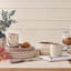Lathe 6 Piece Dinner Plate Set