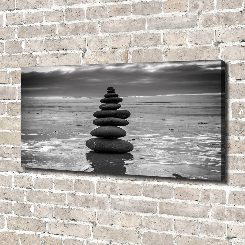 Balance Stones - Wrapped Canvas Print