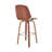 Altherr Mid-Century Modern Swivel 26 in. Armless Wood Counter Height Bar Stool with Faux Leather Seat-1336127516-1308883713