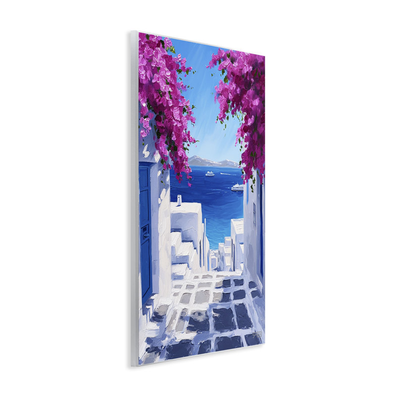 "Coastal Architecture Town", art mural par RB, H 19 po x l 13 po