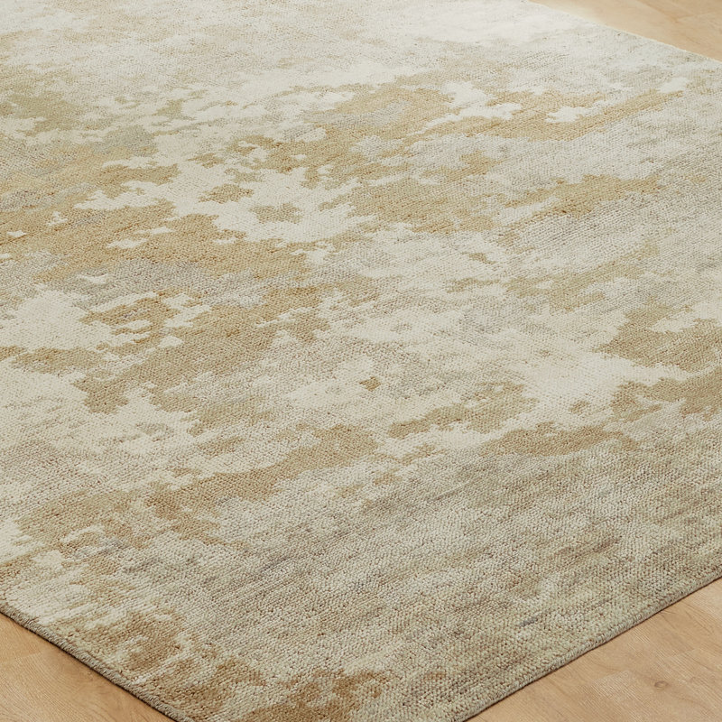 Toros Sand Drift Hand-Knotted Wool Area Rug, Rectangle 2' x 3'