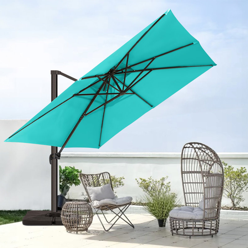 Parasol carré en porte-à-faux 120 "