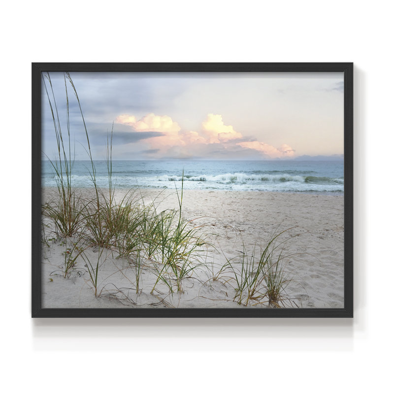 Beach Driftwood -Framed Print - Restickable