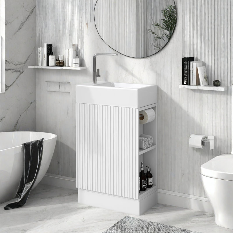 18.6" Bathroom Vanity With Sink