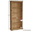 Recdo 170cm H x 75cm W Solid Wood Standard Bookcase