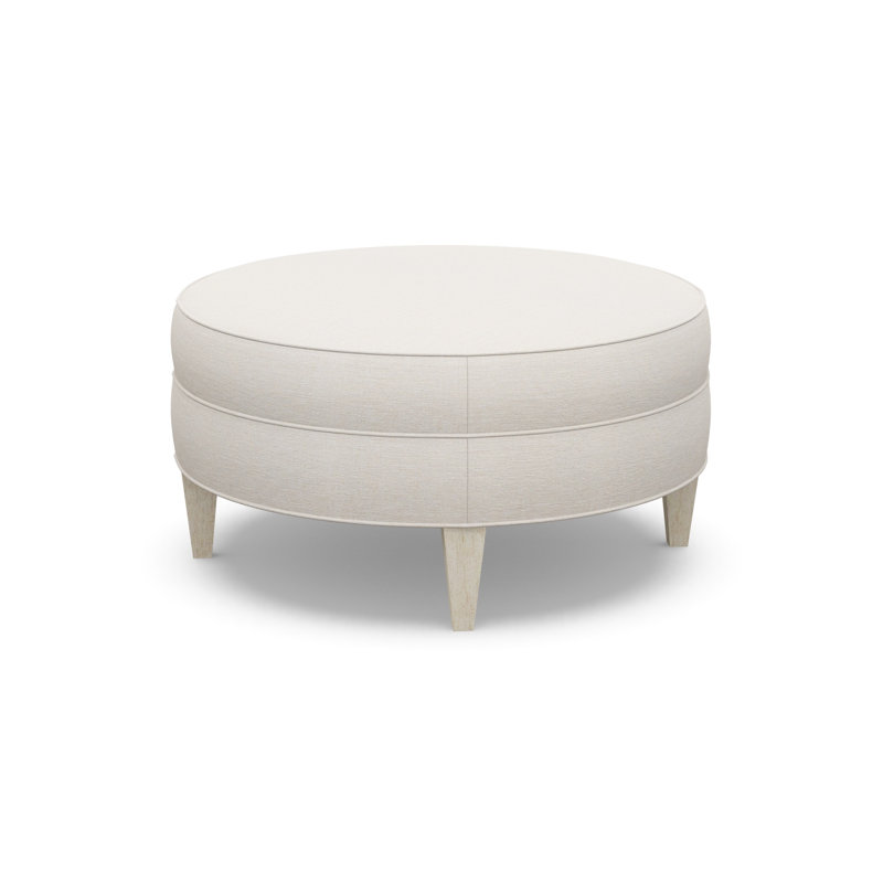 Round Ottoman, 9637-49, Sandstone