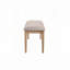 Banc rembourré