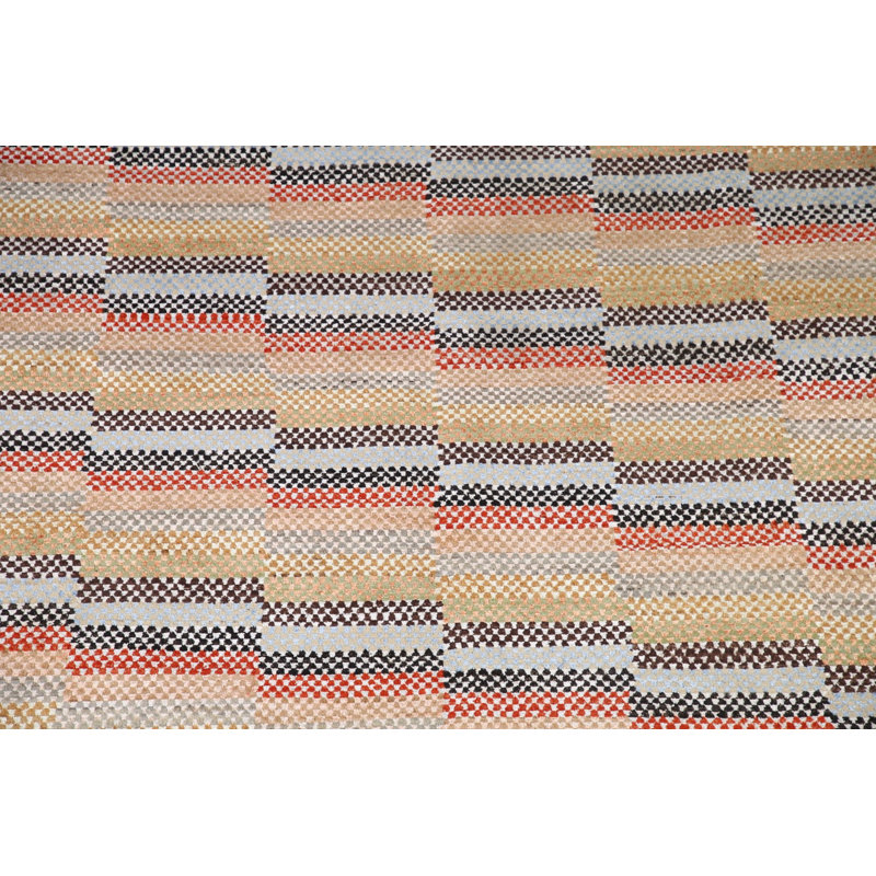 Vegetable Dye Abstract Oriental Area Rug 8x10