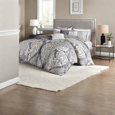 Chic Damask Bedding Sets, Polyester Comfort, For Home Bedroom