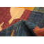 Tapis de bois one-of-kind à la main-noué la new age anatolian orange 10 pi 2 po x 12 pi