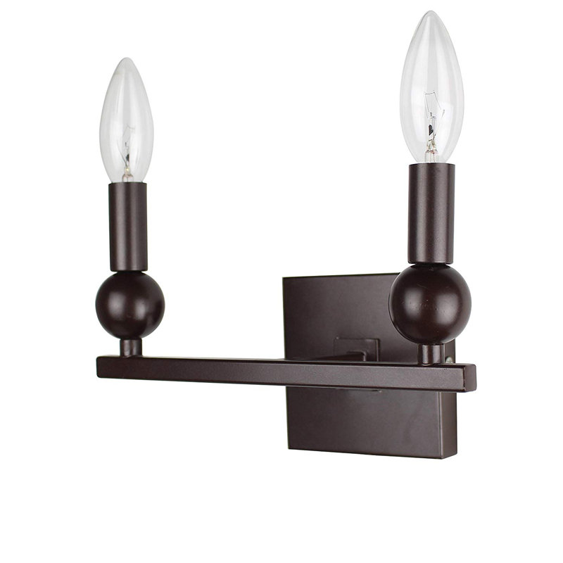 Piatt Candle Wall Light, Bronze