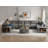 9pcs Compression Module Sectional With Bookshelf Ottoman-145329917