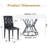 Modern Industrial Dining Set with Ergonomic Chairs