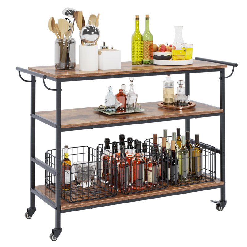 Oakvale Metal Bar Cart