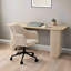 Upholstered Swivel Office Chair-887903526