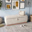 Banquette de rangement rembourrée avec couvercle relevable-1626554414