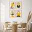 «Mid-Century Marble Triangle Polygon Abstract Shapes Illustration Artwork Decor», 4 pièces-101520137-101520138