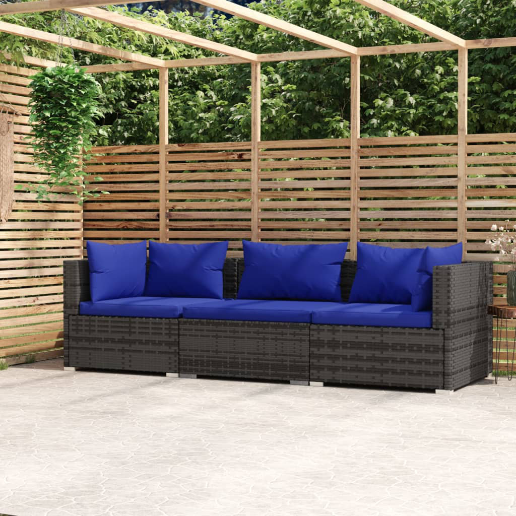 Gartensofa mit Kissen