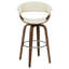 Tabouret de bar pivotant Écru-475466776