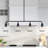 4-light Linear Clear Glass Globe Kitchen Island Pendant-2003215168