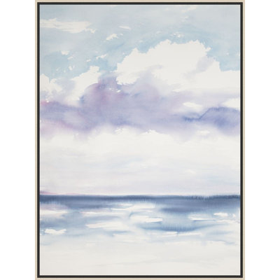 Sea Breeze Blue 2 Framed Print Canvas