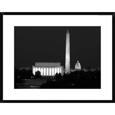 " Our Treasured Monuments At Night, Washington D.C. " by Carol Highsmith