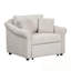 Fauteuil convertible en chenille avec dossier réglable-428265120